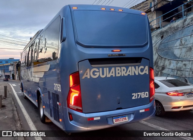 Viação Águia Branca 21760 na cidade de Cariacica, Espírito Santo, Brasil, por Everton Costa Goltara. Número da foto: #12218361.