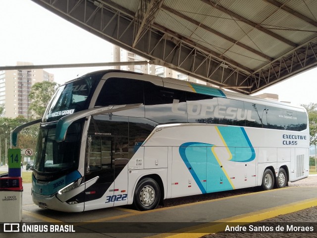 LopeSul Transportes - Lopes e Oliveira Transportes e Turismo - Lopes Sul 3022 na cidade de Jundiaí, São Paulo, Brasil, por Andre Santos de Moraes. Número da foto: #12220946.