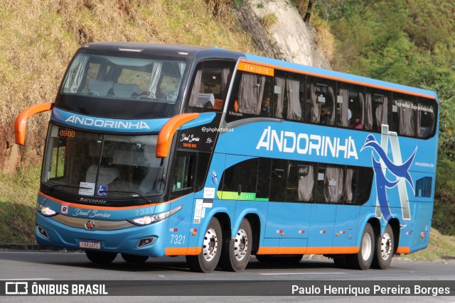 Empresa de Transportes Andorinha 7321 na cidade de Piraí, Rio de Janeiro, Brasil, por Paulo Henrique Pereira Borges. Número da foto: #12220242.