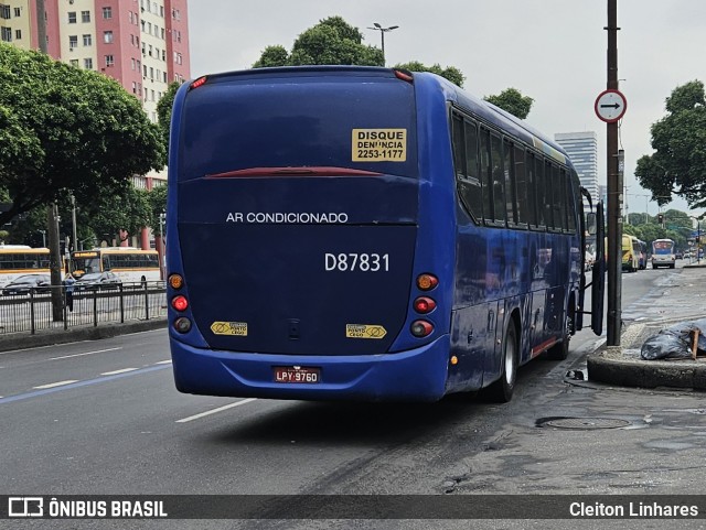 Expresso Pégaso D87831 na cidade de Rio de Janeiro, Rio de Janeiro, Brasil, por Cleiton Linhares. Número da foto: #12219015.