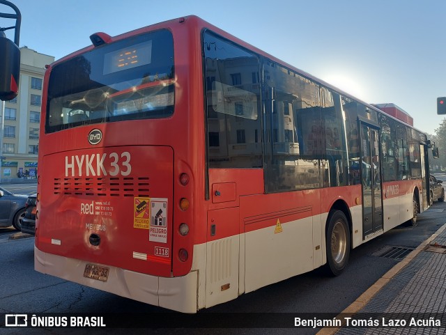 Metbus 1118 na cidade de Santiago, Santiago, Metropolitana de Santiago, Chile, por Benjamín Tomás Lazo Acuña. Número da foto: #12218114.