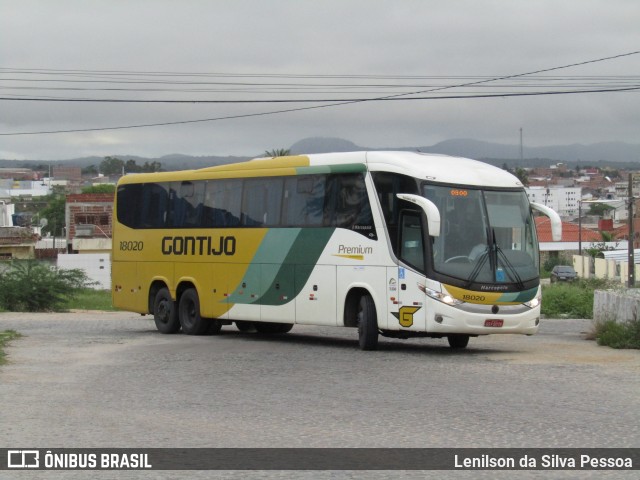 Empresa Gontijo de Transportes 18020 na cidade de Caruaru, Pernambuco, Brasil, por Lenilson da Silva Pessoa. Número da foto: #12220821.