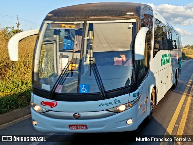 Eucatur - Empresa União Cascavel de Transportes e Turismo 4739 na cidade de Ouro Preto do Oeste, Rondônia, Brasil, por Murilo Francisco Ferreira. Número da foto: #12218804.