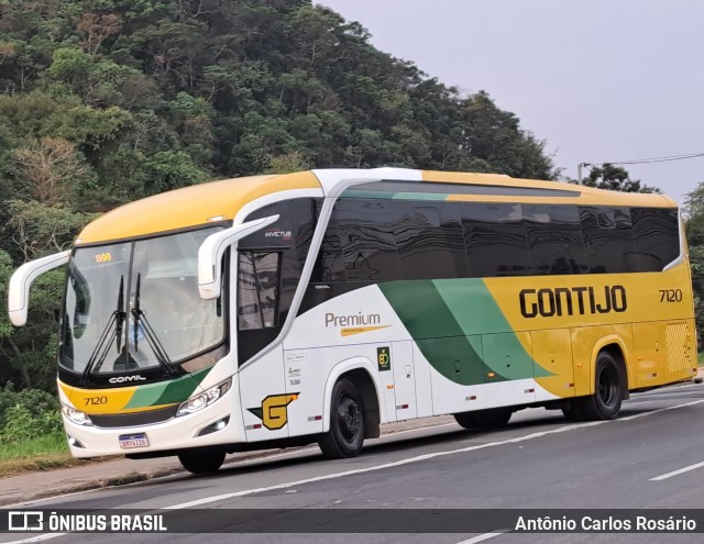 Empresa Gontijo de Transportes 7120 na cidade de Juiz de Fora, Minas Gerais, Brasil, por Antônio Carlos Rosário. Número da foto: #12218177.