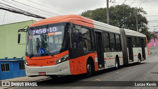 TRANSPPASS - Transporte de Passageiros 8 1907 na cidade de Osasco, São Paulo, Brasil, por Lucas Kevin. Número da foto: #12219313.