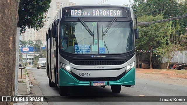 Auto Viação Urubupungá 00417 na cidade de Osasco, São Paulo, Brasil, por Lucas Kevin. Número da foto: #12219338.