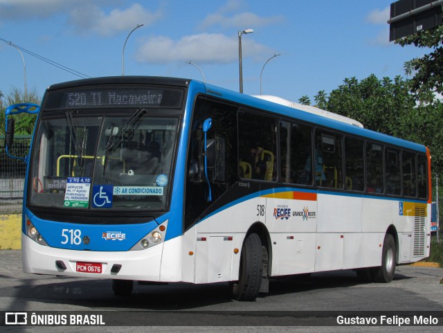Consórcio Recife 518 na cidade de Recife, Pernambuco, Brasil, por Gustavo Felipe Melo. Número da foto: #12220292.