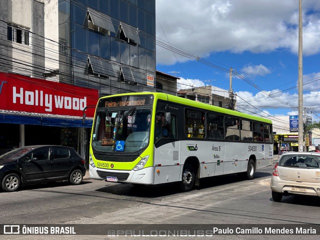 BsBus Mobilidade 504530 na cidade de Riacho Fundo, Distrito Federal, Brasil, por Paulo Camillo Mendes Maria. Número da foto: #12219316.