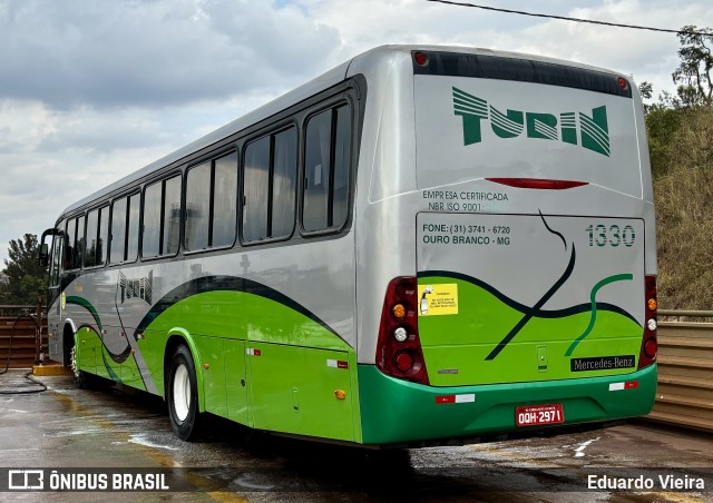 Turin Transportes 1330 na cidade de Conselheiro Lafaiete, Minas Gerais, Brasil, por Eduardo Vieira. Número da foto: #12218920.