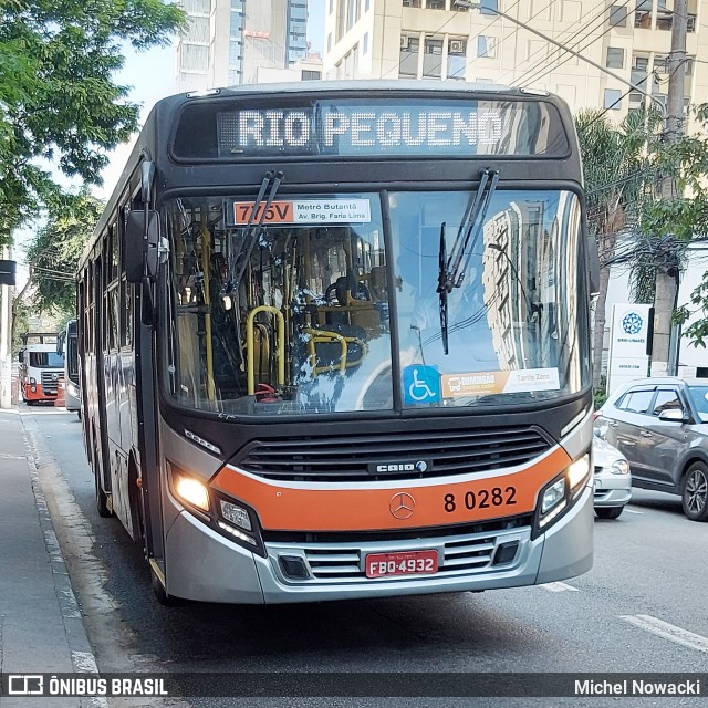 TRANSPPASS - Transporte de Passageiros 8 0282 na cidade de São Paulo, São Paulo, Brasil, por Michel Nowacki. Número da foto: #12220584.