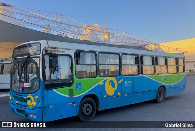 Viação Praia Sol 12134 na cidade de Vila Velha, Espírito Santo, Brasil, por Gabriel Silva. Número da foto: #12218536.