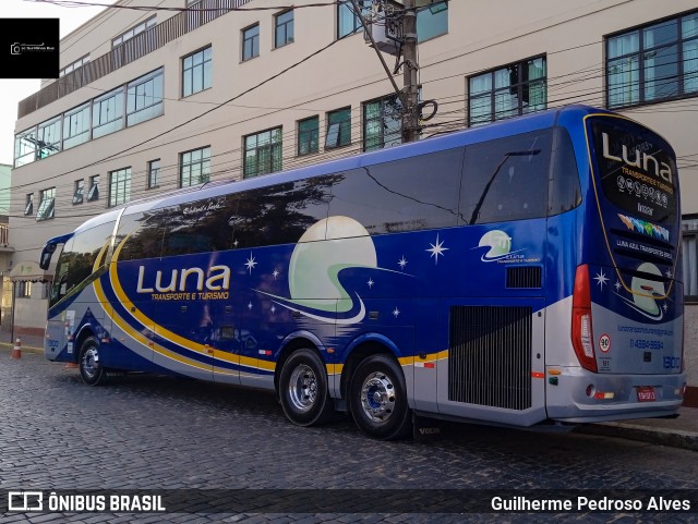 Luna Transporte e Turismo 1300 na cidade de Lambari, Minas Gerais, Brasil, por Guilherme Pedroso Alves. Número da foto: #12220827.