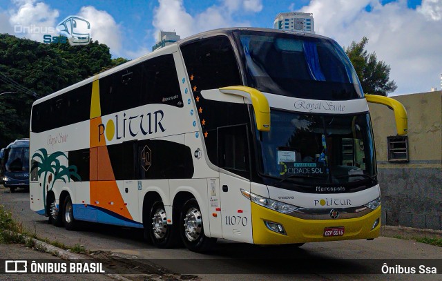 Politur Viagens e Turismo 11070 na cidade de Salvador, Bahia, Brasil, por Ônibus Ssa. Número da foto: #12219951.