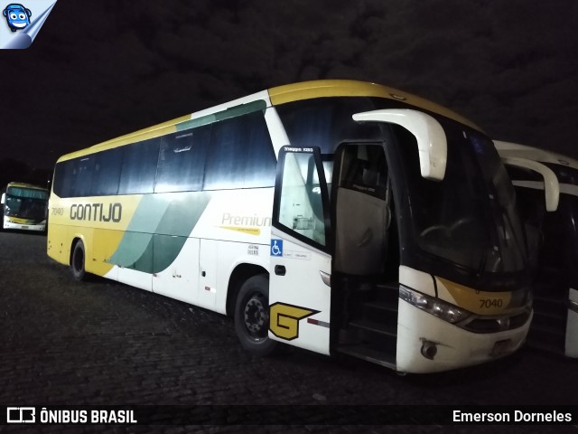 Empresa Gontijo de Transportes 7040 na cidade de Feira de Santana, Bahia, Brasil, por Emerson Dorneles. Número da foto: #12218464.