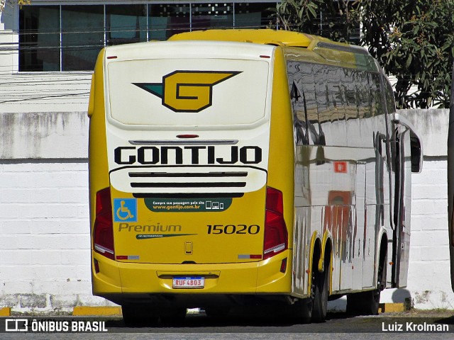 Empresa Gontijo de Transportes 15020 na cidade de Juiz de Fora, Minas Gerais, Brasil, por Luiz Krolman. Número da foto: #12289018.