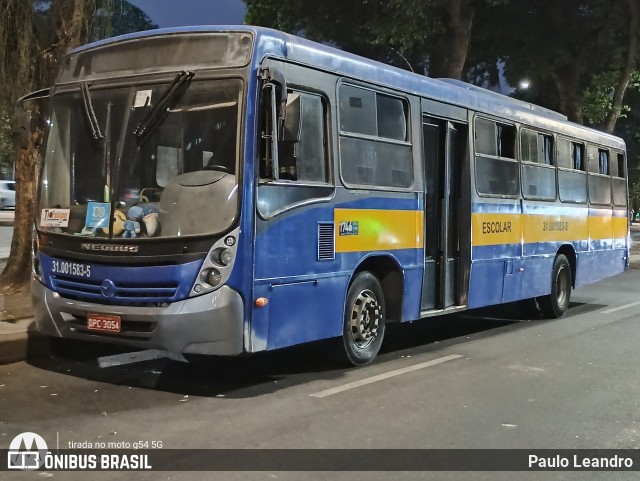 Ônibus Particulares 3054 na cidade de Rio de Janeiro, Rio de Janeiro, Brasil, por Paulo Leandro. Número da foto: #12288381.