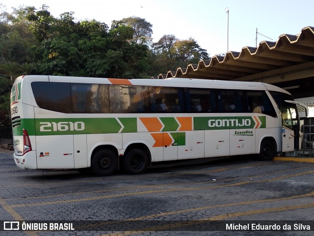 Empresa Gontijo de Transportes 21610 na cidade de Belo Horizonte, Minas Gerais, Brasil, por Michel Eduardo da Silva. Número da foto: #12288653.