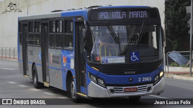 Sambaíba Transportes Urbanos 2 2963 na cidade de São Paulo, São Paulo, Brasil, por Jean Lucas Felix. Número da foto: #12290469.
