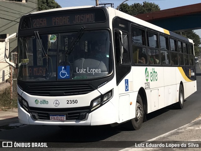Viação Elite 2350 na cidade de Volta Grande, Minas Gerais, Brasil, por Luiz Eduardo Lopes da Silva. Número da foto: #12287913.