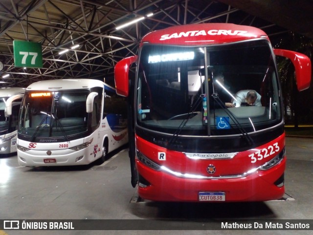Viação Santa Cruz 33223 na cidade de São Paulo, São Paulo, Brasil, por Matheus Da Mata Santos. Número da foto: #12289958.
