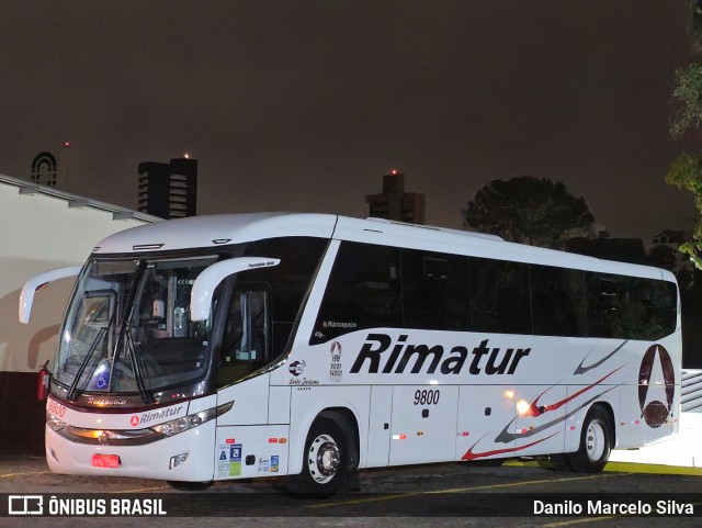 Rimatur Transportes 9800 na cidade de Curitiba, Paraná, Brasil, por Danilo Marcelo Silva. Número da foto: #12289708.