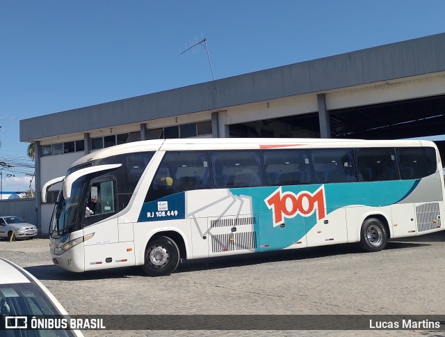 Auto Viação 1001 RJ 108.449 na cidade de Campos dos Goytacazes, Rio de Janeiro, Brasil, por Lucas Martins. Número da foto: #12288061.