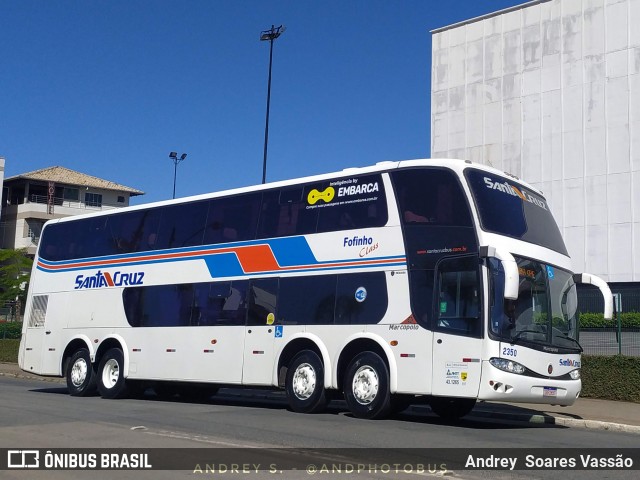 VUSC - Viação União Santa Cruz 2350 na cidade de Balneário Camboriú, Santa Catarina, Brasil, por Andrey  Soares Vassão. Número da foto: #12288726.