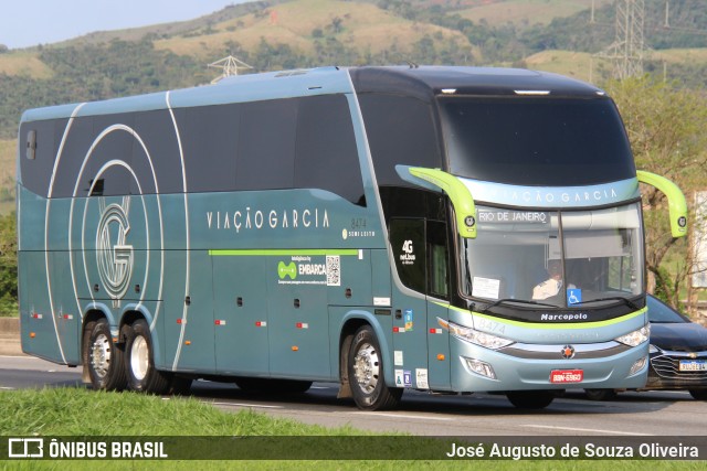Viação Garcia 8474 na cidade de Roseira, São Paulo, Brasil, por José Augusto de Souza Oliveira. Número da foto: #12289920.