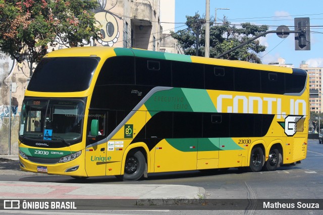 Empresa Gontijo de Transportes 23030 na cidade de Belo Horizonte, Minas Gerais, Brasil, por Matheus Souza. Número da foto: #12290632.