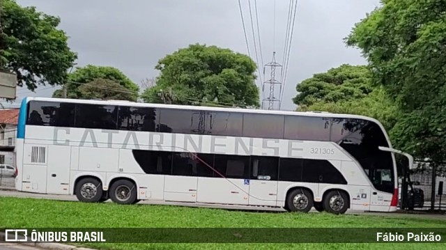 Auto Viação Catarinense 321305 na cidade de São Paulo, São Paulo, Brasil, por Fábio Paixão. Número da foto: #12291030.