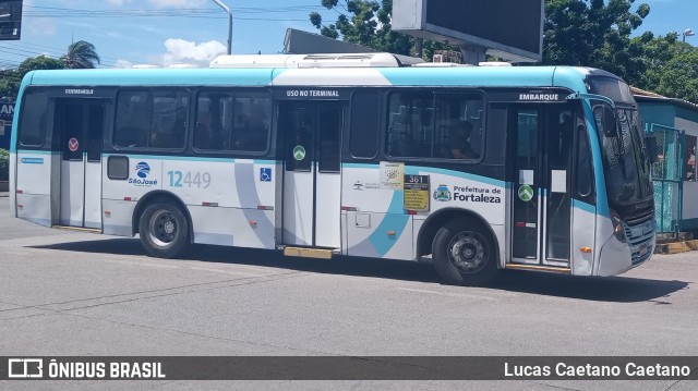 Auto Viação São José 12449 na cidade de Fortaleza, Ceará, Brasil, por Lucas Caetano. Número da foto: #12291188.