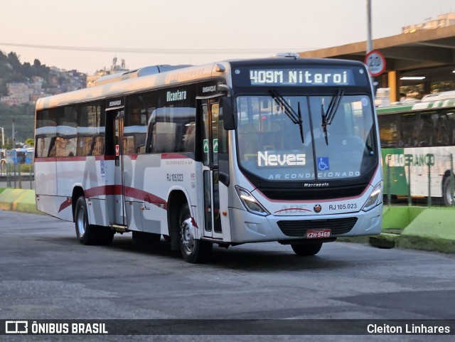 Auto Viação ABC RJ 105.023 na cidade de Niterói, Rio de Janeiro, Brasil, por Cleiton Linhares. Número da foto: #12292155.