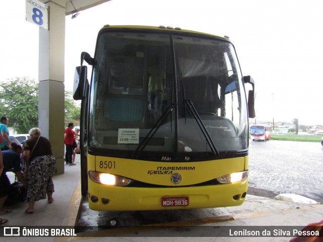 Viação Itapemirim 8501 na cidade de Caruaru, Pernambuco, Brasil, por Lenilson da Silva Pessoa. Número da foto: #12292884.