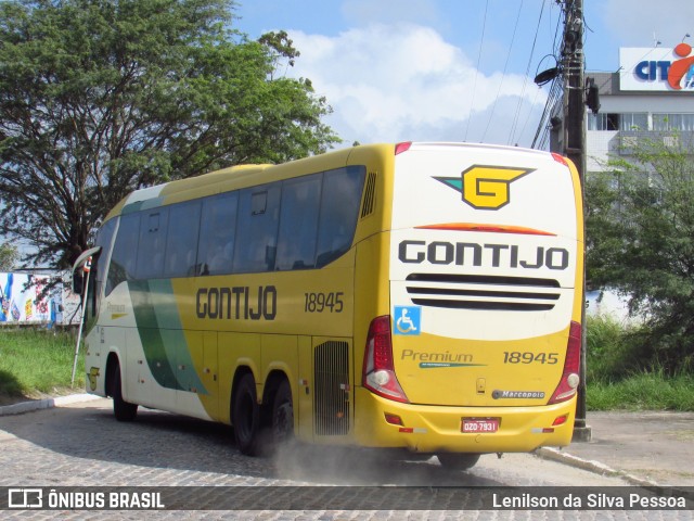 Empresa Gontijo de Transportes 18945 na cidade de Caruaru, Pernambuco, Brasil, por Lenilson da Silva Pessoa. Número da foto: #12292723.