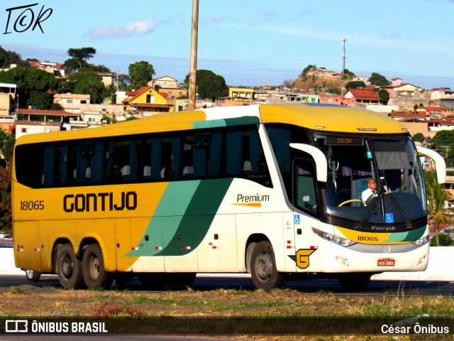 Empresa Gontijo de Transportes 18065 na cidade de Belo Horizonte, Minas Gerais, Brasil, por César Ônibus. Número da foto: #12292518.