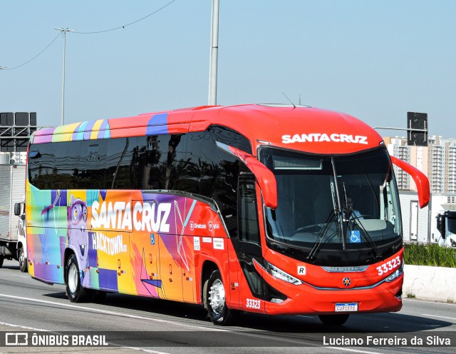 Viação Santa Cruz 33323 na cidade de São Paulo, São Paulo, Brasil, por Luciano Ferreira da Silva. Número da foto: #12292602.
