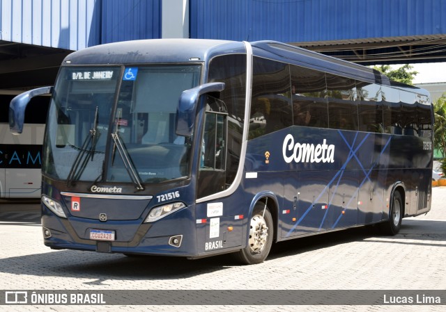 Viação Cometa 721516 na cidade de Resende, Rio de Janeiro, Brasil, por Lucas Lima. Número da foto: #12292225.