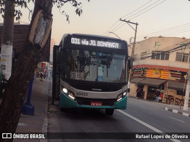 Auto Viação Urubupungá 00403 na cidade de Osasco, São Paulo, Brasil, por Rafael Lopes de Oliveira. Número da foto: #12291108.
