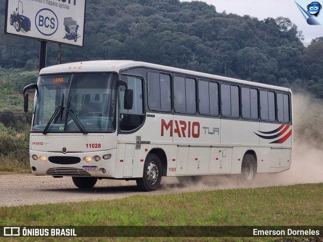 Mariotur Transporte e Turismo Ltda. 11028 na cidade de Farroupilha, Rio Grande do Sul, Brasil, por Emerson Dorneles. Número da foto: #12291217.
