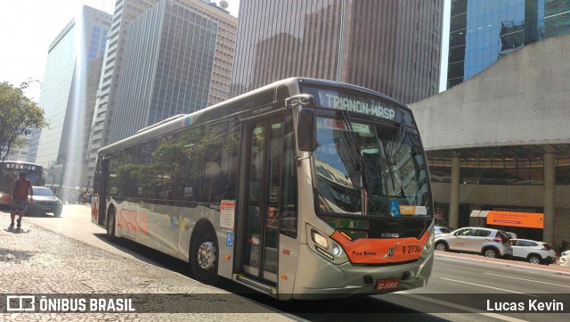 Viação Gato Preto 8 2730 na cidade de São Paulo, São Paulo, Brasil, por Lucas Kevin. Número da foto: #12292125.