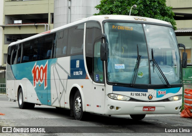 Auto Viação 1001 RJ 108.748 na cidade de Rio de Janeiro, Rio de Janeiro, Brasil, por Lucas Lima. Número da foto: #12292301.