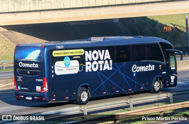 Viação Cometa 719571 na cidade de Sumaré, São Paulo, Brasil, por Prisco Martin Pereira. Número da foto: #12290650.