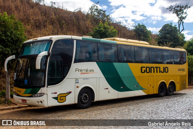 Empresa Gontijo de Transportes 14410 na cidade de João Monlevade, Minas Gerais, Brasil, por Gabriel Ângelo Reis. Número da foto: #12291549.