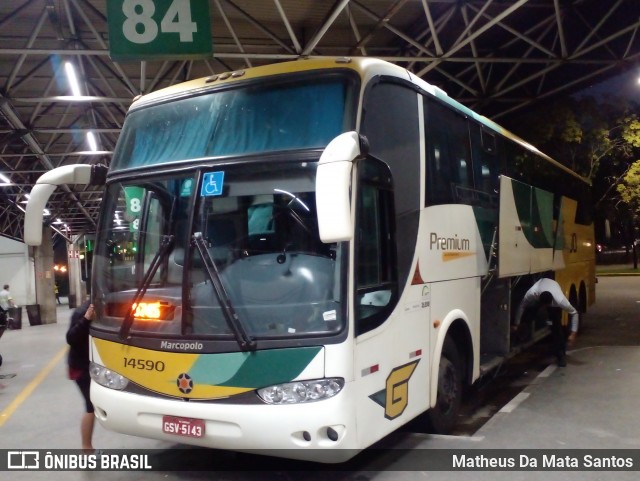 Empresa Gontijo de Transportes 14590 na cidade de São Paulo, São Paulo, Brasil, por Matheus Da Mata Santos. Número da foto: #12292003.