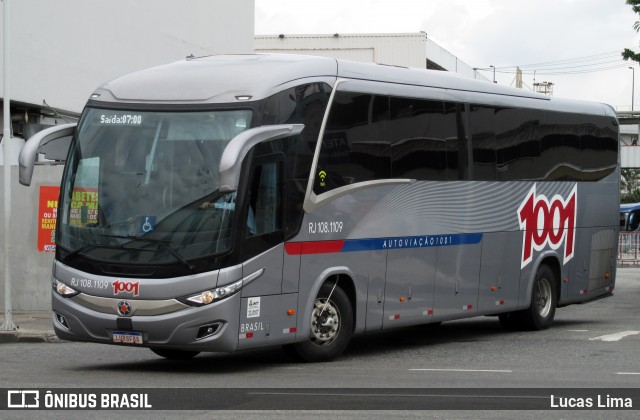 Auto Viação 1001 RJ 108.1109 na cidade de Rio de Janeiro, Rio de Janeiro, Brasil, por Lucas Lima. Número da foto: #12292289.