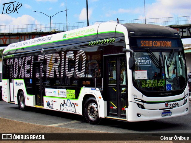Viação Sandra 31296 na cidade de Belo Horizonte, Minas Gerais, Brasil, por César Ônibus. Número da foto: #12292534.