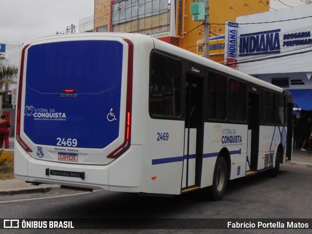 ATT - Atlântico Transportes e Turismo - Vitória da Conquista 2469 na cidade de Vitória da Conquista, Bahia, Brasil, por Fabrício Portella Matos. Número da foto: #12222793.