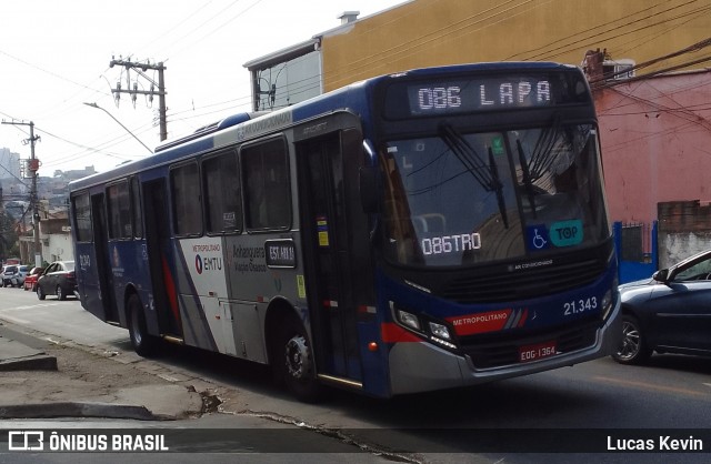 Viação Osasco 21.343 na cidade de Osasco, São Paulo, Brasil, por Lucas Kevin. Número da foto: #12221506.