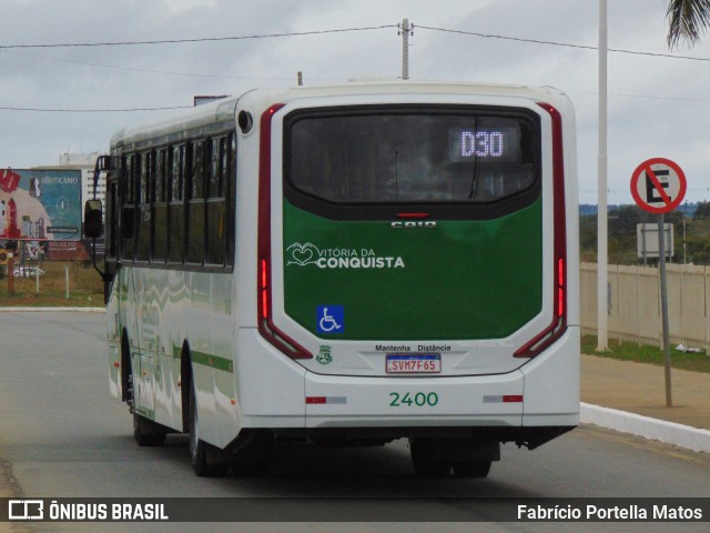 Viação Rosa Vitória da Conquista 2400 na cidade de Vitória da Conquista, Bahia, Brasil, por Fabrício Portella Matos. Número da foto: #12222735.