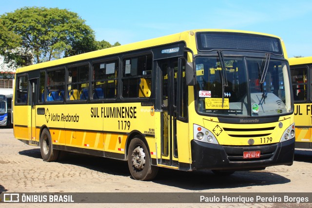 Viação Sul Fluminense 1179 na cidade de Volta Redonda, Rio de Janeiro, Brasil, por Paulo Henrique Pereira Borges. Número da foto: #12223167.